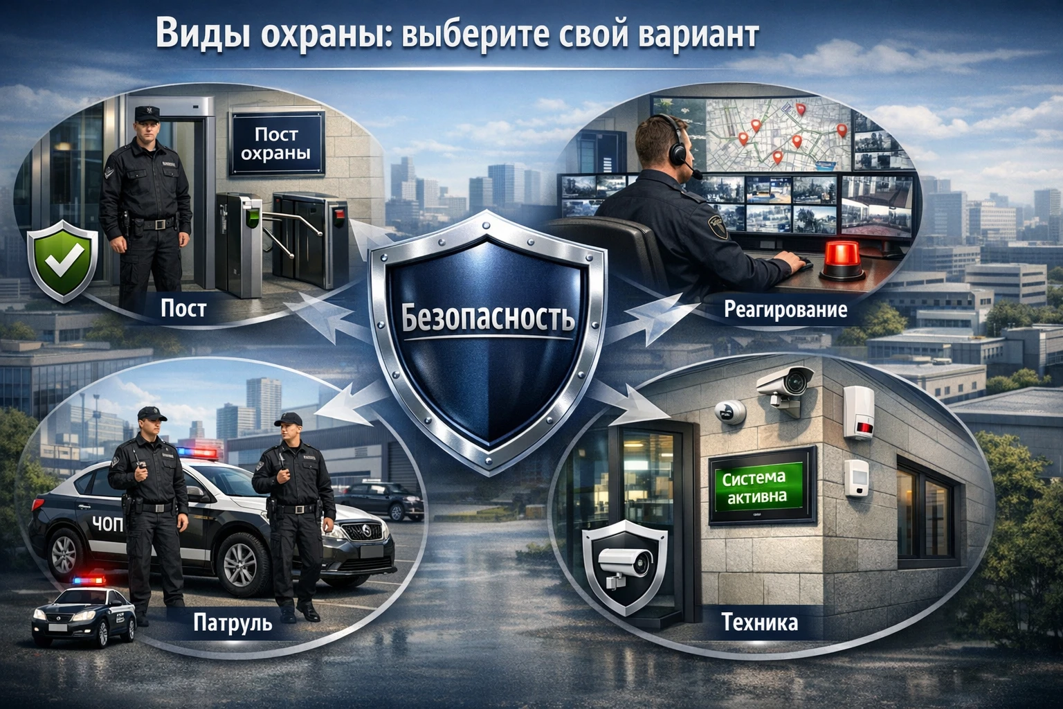 Какие виды охраны существуют