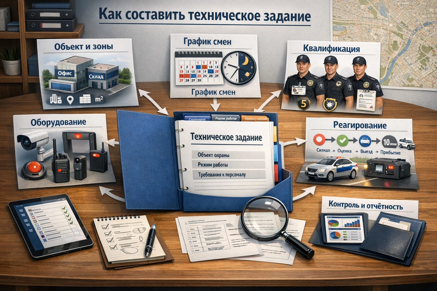 Как составить техническое задание: чёткие параметры для поиска охраны