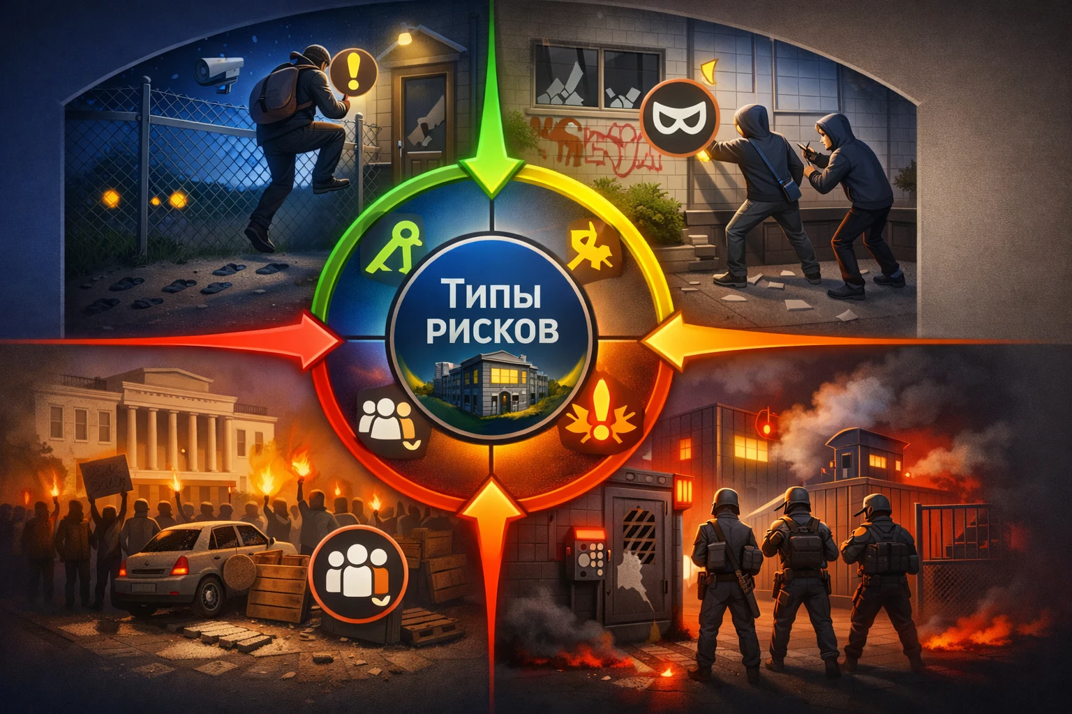 Основные типы рисков для объектов